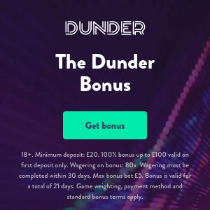 Dunder casino spelat free 31248
